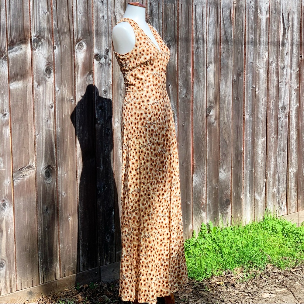 SOLD Elegant Miss Animal Print Palazzo Jumpsuit - Picture 3 of 7